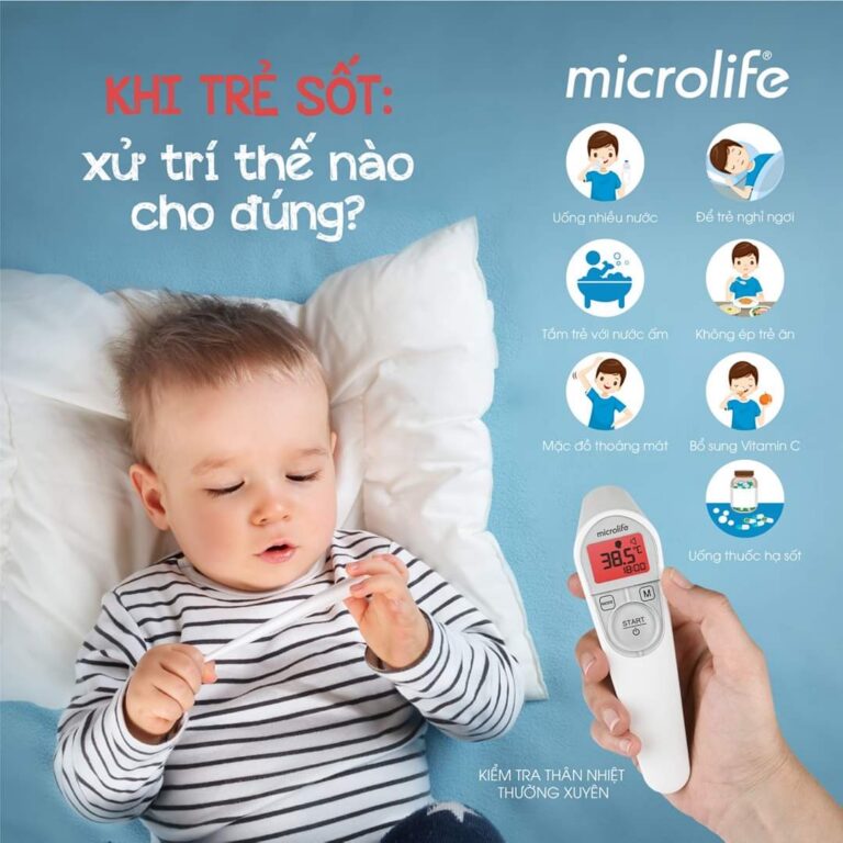 KHI TRẺ SỐT: XỬ TRÍ THẾ NÀO CHO ĐÚNG?